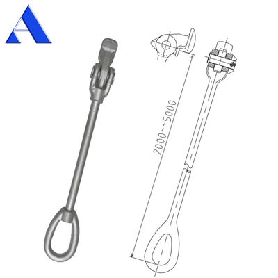 DNV GL Certified Container Lashing Equipment Lashing Bar Lashing Rod para galvanização a quente