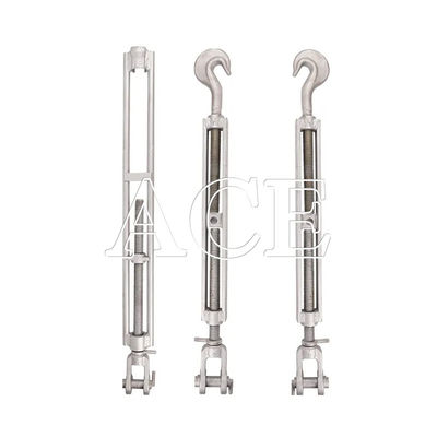 12.9-22.6KGS Galvanizado a quente DNV GL Certificado Contêiner Marinho Equipamento de Lashing Lashing Turnbuckle com Gancho