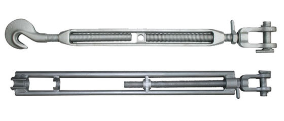 12.9-22.6KGS Galvanizado a quente DNV GL Certificado Contêiner Marinho Equipamento de Lashing Lashing Turnbuckle com Gancho