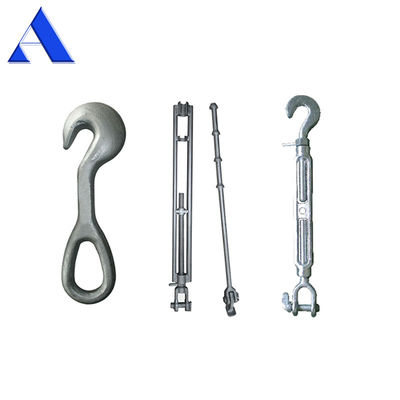 12.9-22.6KGS Galvanizado a quente DNV GL Certificado Contêiner Marinho Equipamento de Lashing Lashing Turnbuckle com Gancho