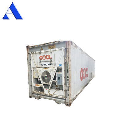 20ft Container de congelador refrigerado usado em Dubai Dimensões externas 6058x2438x2591mm e personalizado
