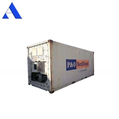 20ft Container de congelador refrigerado usado em Dubai Dimensões externas 6058x2438x2591mm e personalizado