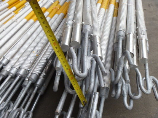 Equipamento de laminação de recipientes Rodas de operação de alumínio Bloqueio de torção Tubo telescópico Amostra fornecida com barra de laminação