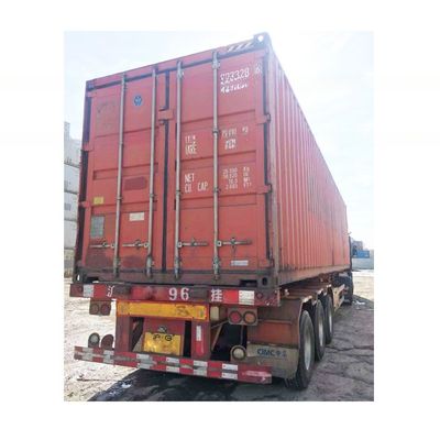 40ft HC 40ft Containers de transporte de alta cubo segunda mão Container seco Carga digna Usado 40 pés