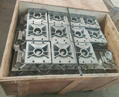 Compressão 2000KN Tensão 500KN Equipamento de enxaguamento Materiais empilhados em fechaduras de torção Tipo ISO Container de transporte