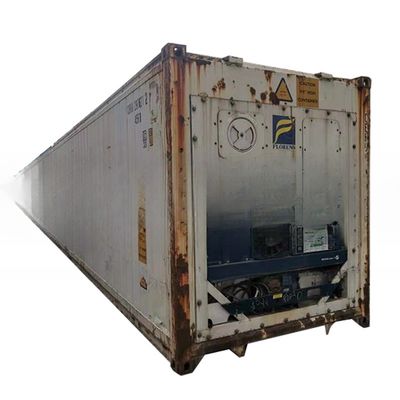 Container de carga refrigerado de 20 pés usado com dimensões externas de 6058 x 2438 x 2591 mm