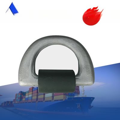 500KN M.B.L GL CCS aprovado 50T recipiente forjado Lashing D ring com pinça