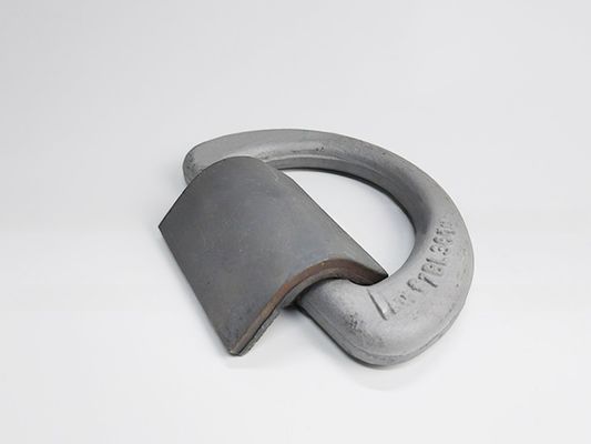 500KN M.B.L GL CCS aprovado 50T recipiente forjado Lashing D ring com pinça