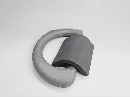 500KN M.B.L GL CCS aprovado 50T recipiente forjado Lashing D ring com pinça