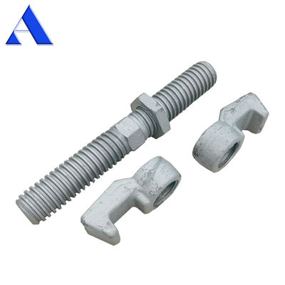 Peças de travagem de contentores ajustáveis 260 mm 380 mm Container Bridge Fitting com aprovação DNV GL