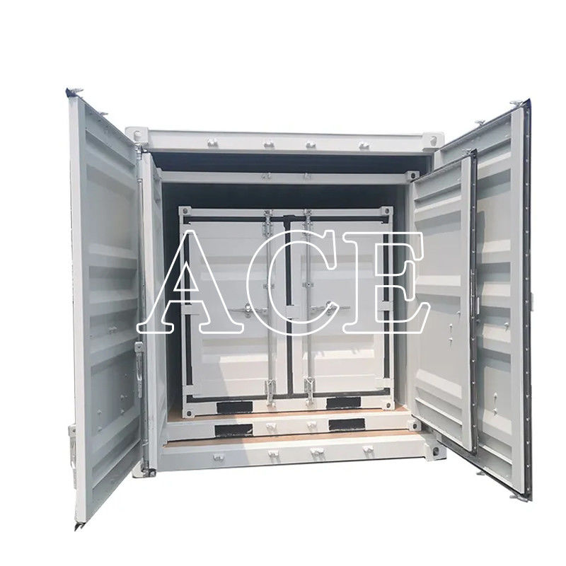10ft 8ft 6ft Mini Small Storage Containers Set Dimensões externas 1830 x 1950 x 2090 mm Capacidade 5 CBM