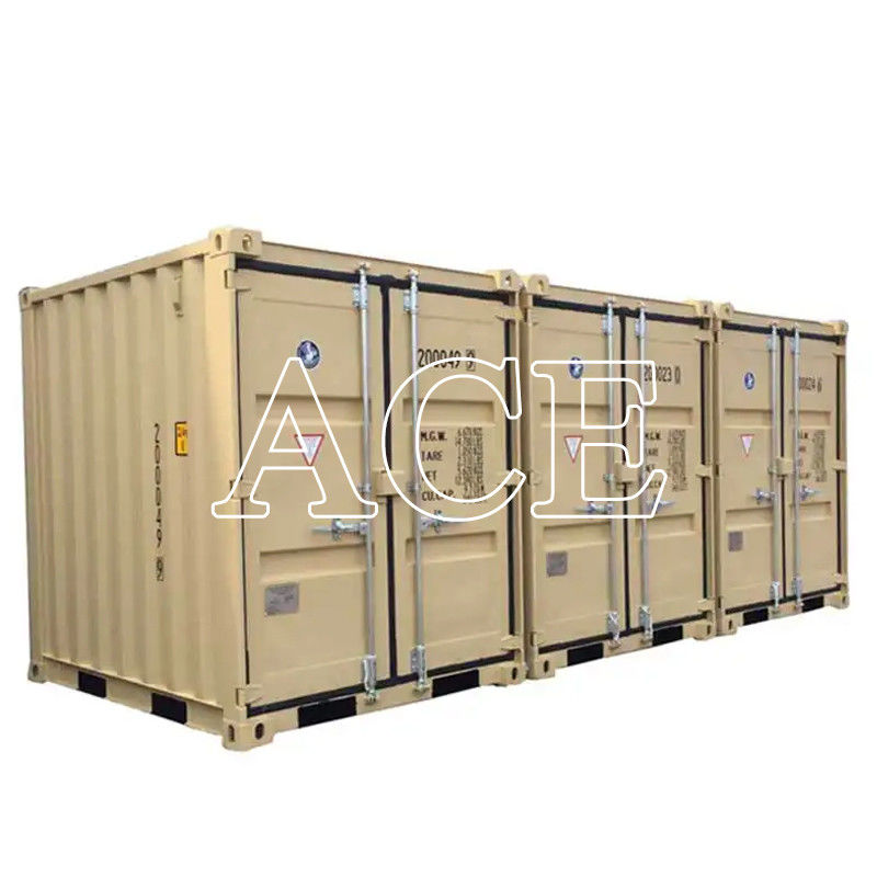 6.5ft Tricon portable Storage Mini Box 6ft x 8ft Corten Steel Container para armazenamento ou transporte