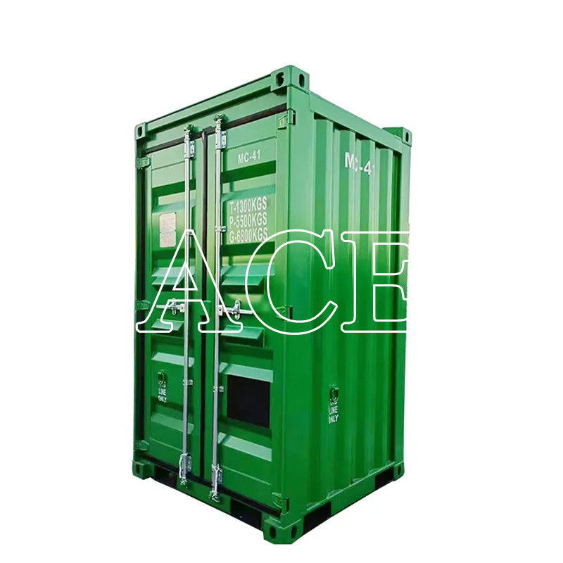 6ft DNV 2.7-1 Unidades de transporte de carga padrão CCU Caixa de perfuração fechada 6 pés Mini Container Offshore Sling Set Opcional