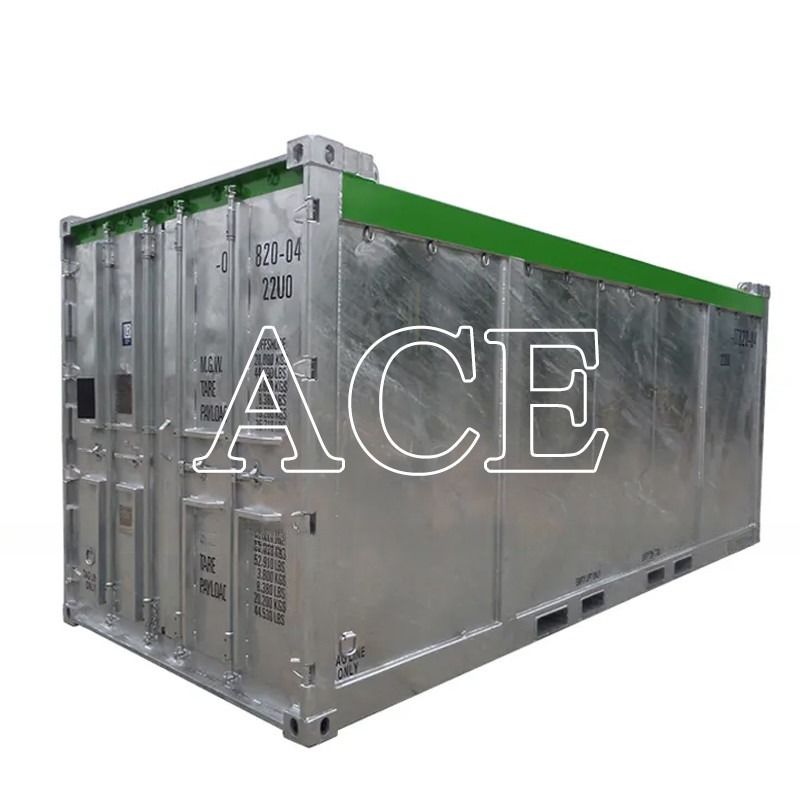 Corten-A 20ft DNV 2.7-1 Container offshore de carga seca de topo aberto padrão com certificado BV DNV Capacidade 31cbm