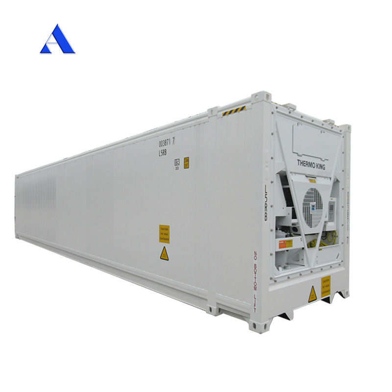 13114 x 2274 x 2554 mm Dimensões internas Cubo de 45 pés de altura Refrigerador Thermo King Frigorífico Sala fria com certificado BV