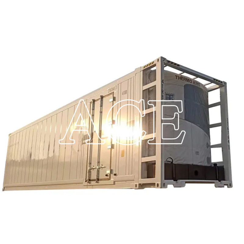 Container de refrigeração auto-alimentado de 40 pés de diésel para acessórios terrestres ou ferroviários