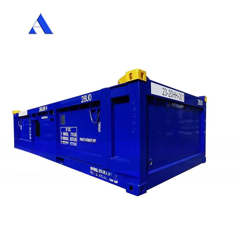 20ft DNV2.7-1 Standard Half Height Offshore Cargo Baskets Container com 14,00 cbm Capacidade padrão de projeto ISO10855