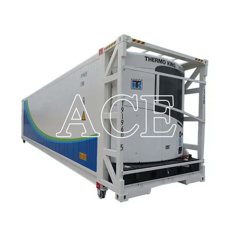 45ft High Cube Reefer Container Diesel Generator Energia elétrica para transporte terrestre ou ferroviário CSC certificado 380/440V