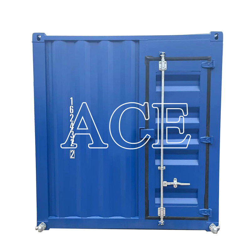 10 pés 10 pés 10 pés Placa CSC de aço inoxidável Armazenamento seco Container de transporte fácil Porta pessoal aberta 14,9CBM Capacidade