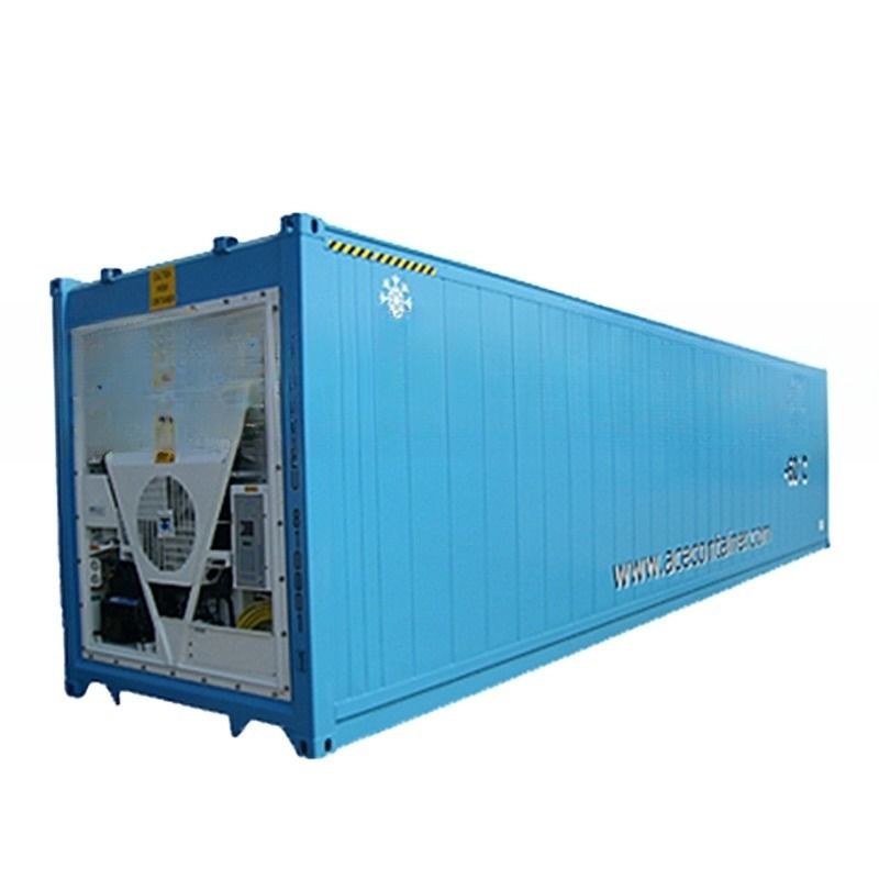 40ft Reefer Deep Blast Feezer Containers Polyurethane Isolado Refrigerador Thermo King para 60 graus de armazenamento de atum fresco