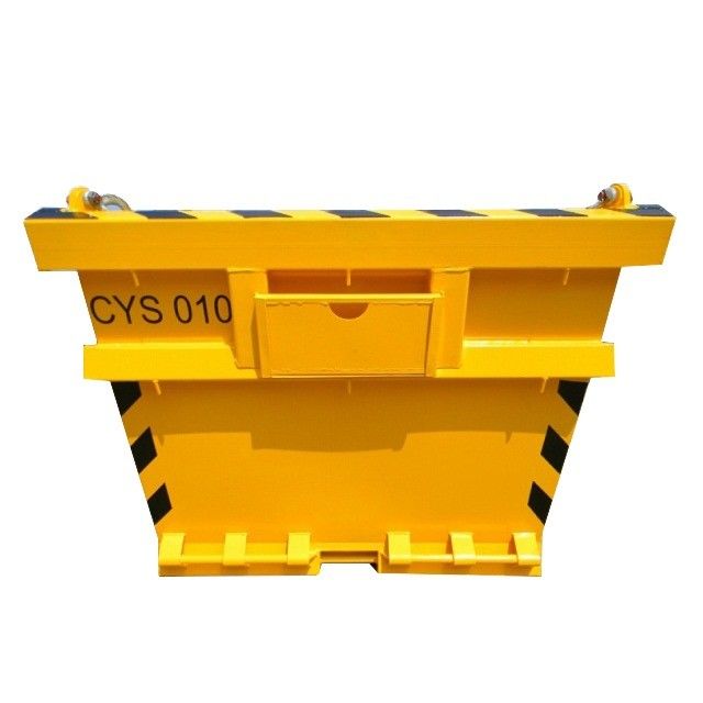 13ft DNV 2.7-1 Standard Steel Container Boat Offshore Drilling Waste Skip BV comprimento certificado 13ft Ângulo de elevação 45C