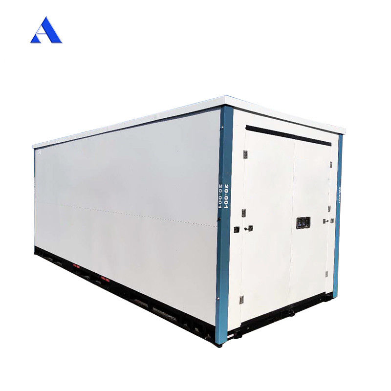 Galvanizado 3m 4m 6m 20ft Flat Pack Mobile Storage Portátil Plegavel Self Storage Container para eficiência de espaço