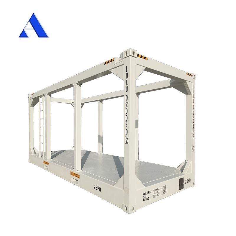 20FT DNV 2.7-1 Estrutura de elevação offshore de aço corten padrão Containers Skid Baskets com condição e viga móvel