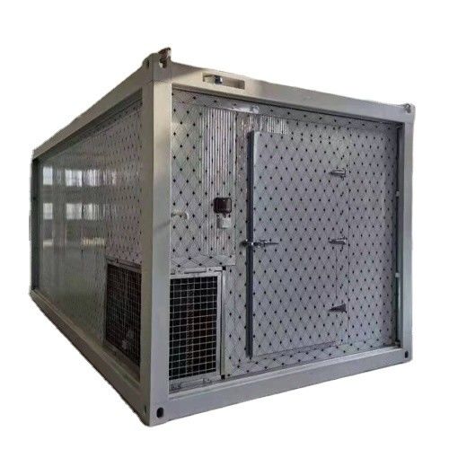 Versátil 6x2.2x2.2m Container Reefer móvel de 20 pés Sala de armazenamento a frio com refrigerante R134a/R404A