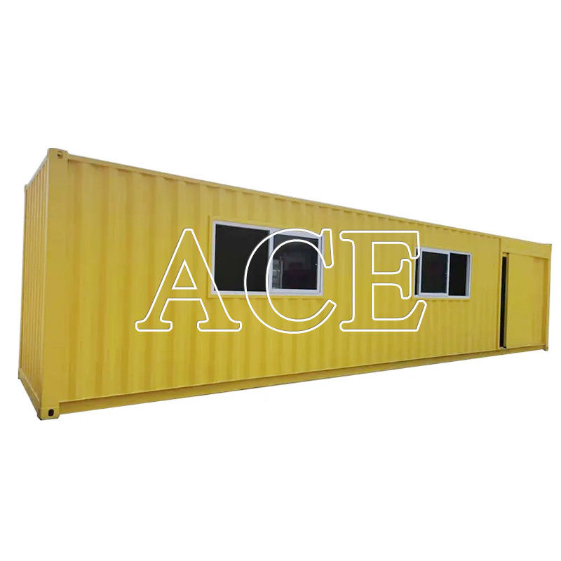 Armazém pré-fabricado móvel e portátil com porta lateral deslizante de 40 pés A solução perfeita para armazenamento de transporte