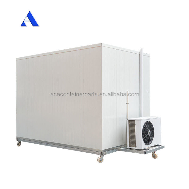 2.8x2x2.2m Mini portable Cold Storage Room com Alumínio T-Bar piso e MGSS parede exterior
