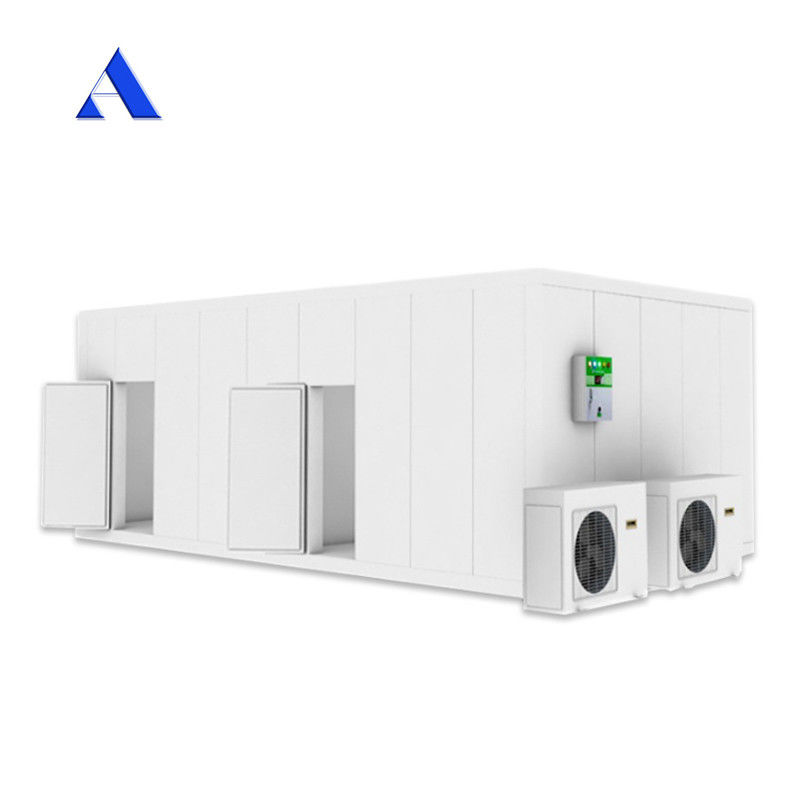 Aço inoxidável parede interna 40ft x 20ft Dual temperatura Chiller e congelador Container Sala de frio para armazenamento Reefer Container