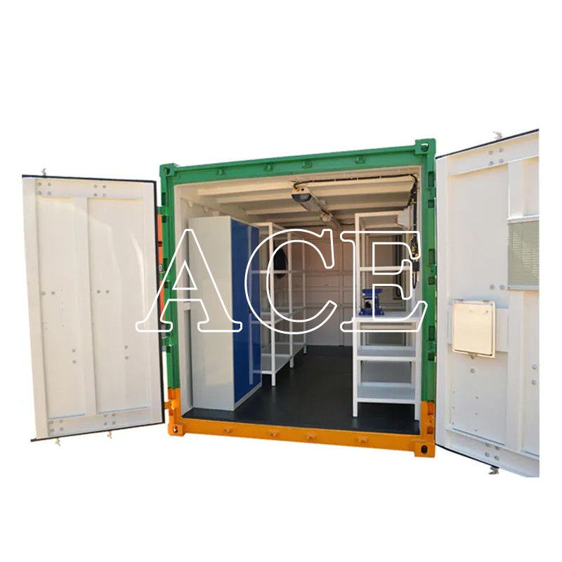 30.90CBM Capacidade A60 Standard Offshore Container Workshop com DNV 2.7-1 Standard e porte de abertura Tamanho de 2.218 x 2.223 M