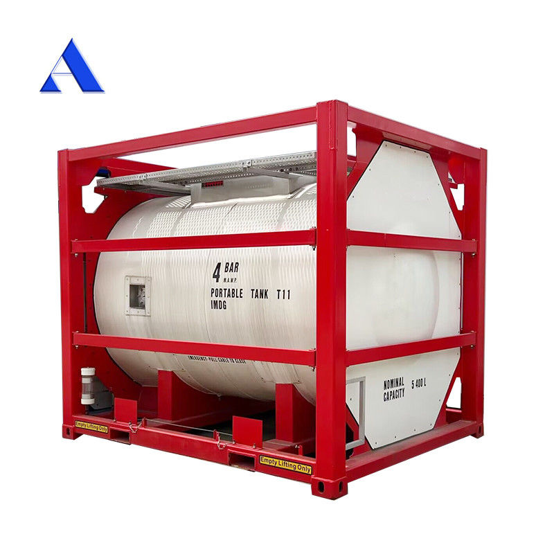 10ft DNV 2.7-1 Container de quadro padrão Tanque offshore certificado Dimensões internas l x W x H mm 7,6 a 8,2 cbm