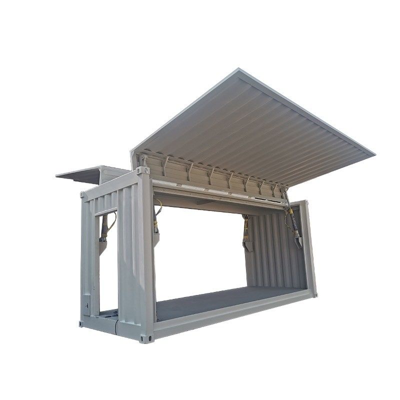 SPA-H Corten-A 20ft Electric Hydraulic Wing Flying Opening Dry Shipping Container Porta lateral com design aberto lateral