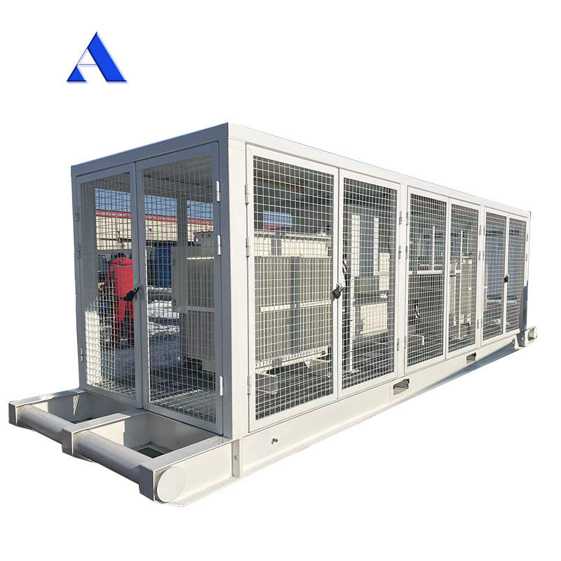5ft 6ft 8ft 9ft 10ft 45ft 48ft 53ft C5 H pintura transformador de potência piso de aço para compressor estrutura deslizamento e eficiência