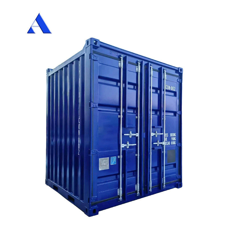 ISO 10855 Container de caixa de armazenamento mini de 8 pés com dimensões externas de 2438 x 2438 x 2896 mm e carga útil de 8100 kg