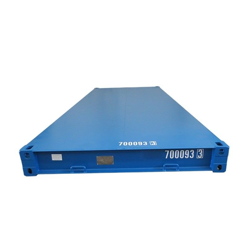 20ft Heavy-Duty Steel Floor Container de transporte 6058 x 2438 x 323.8mm Dimensões internas 20 pés plataforma de contêiner seco