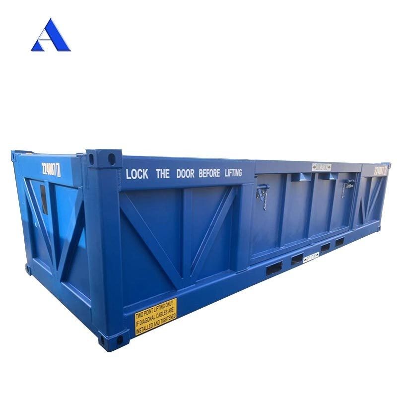 DNV 2.7-1 / ISO 10855 Padrão 6.6m Cesto de Carga Offshore com 4 pernas Feito de aço corten e certificado pela BV