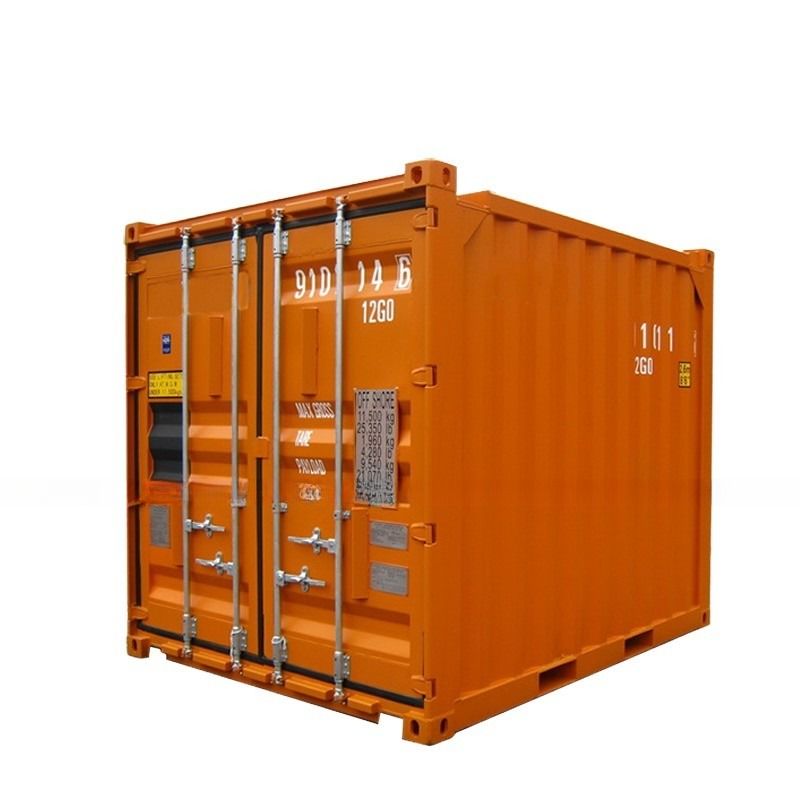 Container offshore de perfuração de petróleo de 10 pés com certificado DNV 2.7-1 EN ISO 10855 caixa fechada seca padrão feita de corten de aço