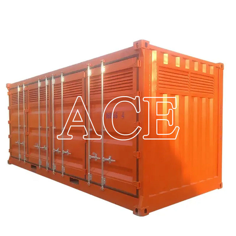 Portão lateral abertura 20ft 20ft mercadorias perigosas armazenamento químico Container de transporte com 2700L Bund Cap e 31 cbm Capacidade