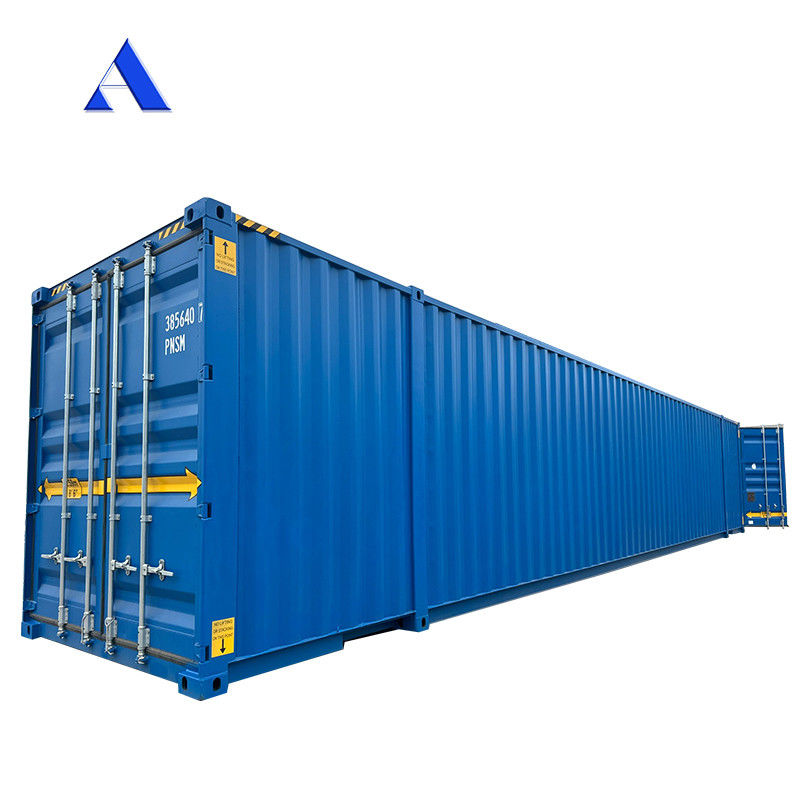 108 CBM Capacidade Portão duplo de 6 mm Piso de aço 2591mm Largo Trailer e Ferroviária 53ft Longo 53 Feet Container de transporte