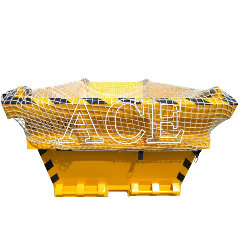 13' CortenA Container de descarte de resíduos de perfuração offshore de aço para eliminação ecológica conforme com a DNV2.7-1