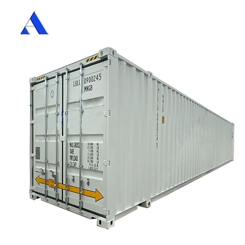 48 pés de altura cubos de carga seca contêineres de embarque peso bruto máximo 30480KGS peso de empilhamento admissível 192000KGS aço corten