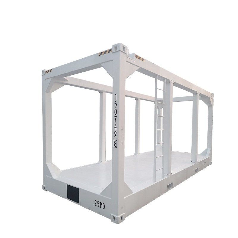 Container seco padrão DNV 2.7 para carga e dimensões externas de 6058 x 2438 x 2896 mm
