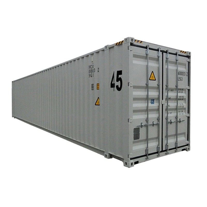 Container de embarque HC de 45 pés de altura para transporte marítimo Certificado CSC e construção de aço forte
