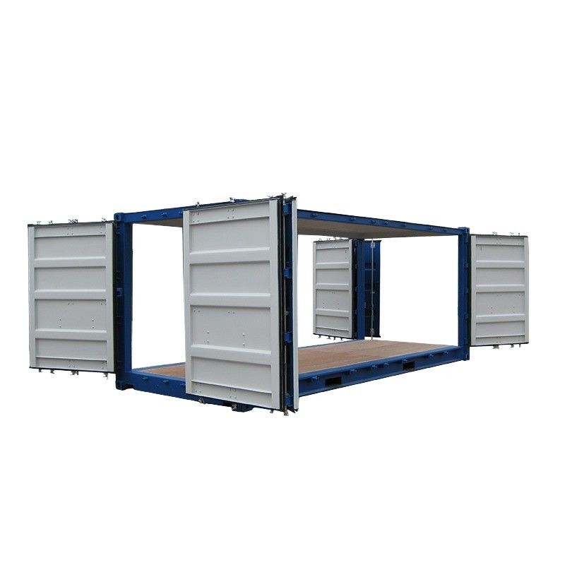 20 pés com abertura lateral completa de carga seca Container de transporte de madeira compensada Dimensões internas l x W x H mm 5898 x 2352 x 2393 mm
