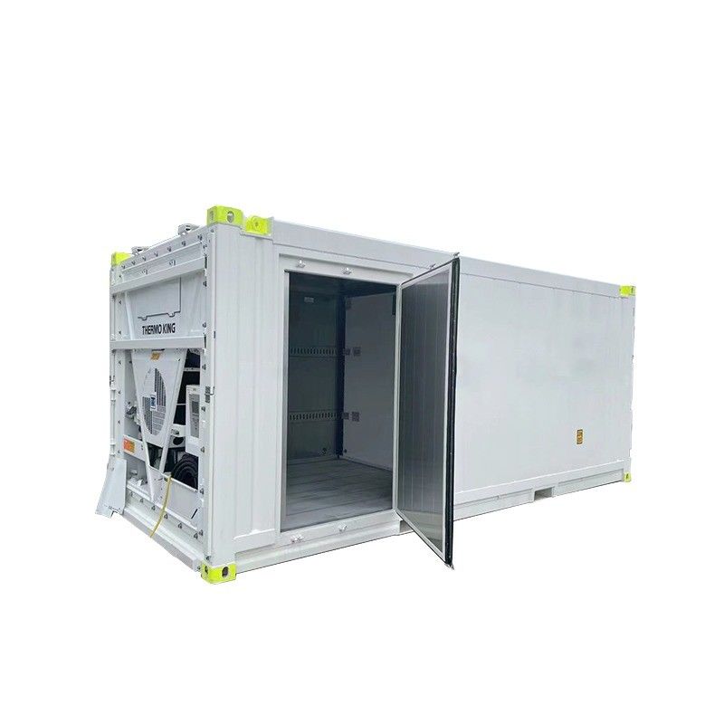 Container refrigerado offshore de 20 pés com abertura de porta lateral e dupla temperatura da Daikin/Thermo King/Carrier