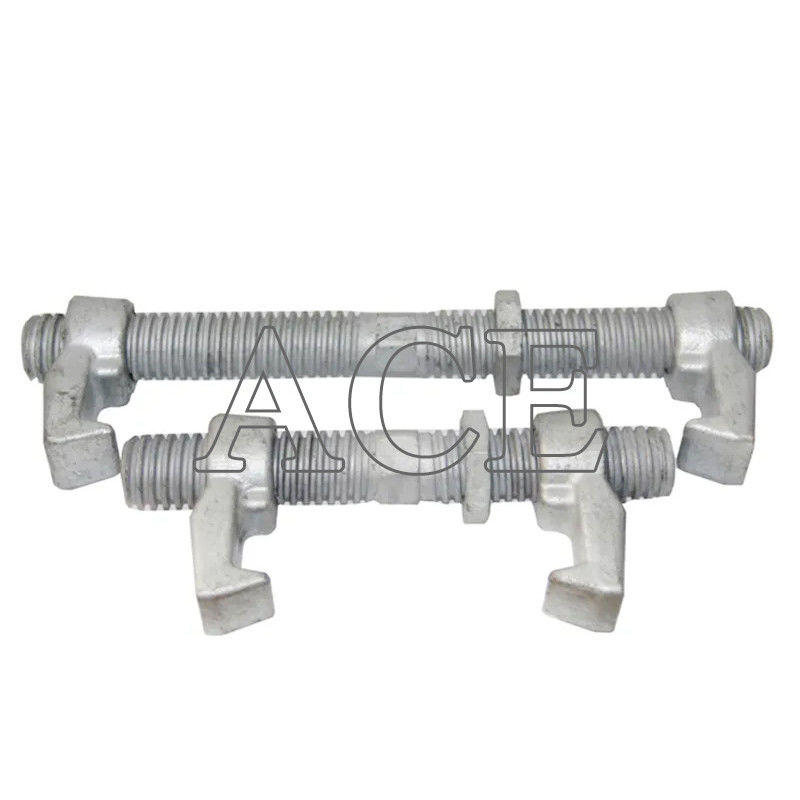 Aço forjado 260mm 380mm Lashing Twist Locks Double Clamp ISO Container de transporte marítimo Ponte de montagem Container Lashing Equipamento