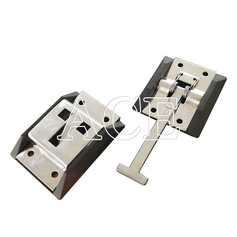 Peças de carroceria de camião Forma T Caminhão de aço inoxidável porta de camper fechadura Trailers Caminhão porta de porta porta de porta para DONGFENG Bison