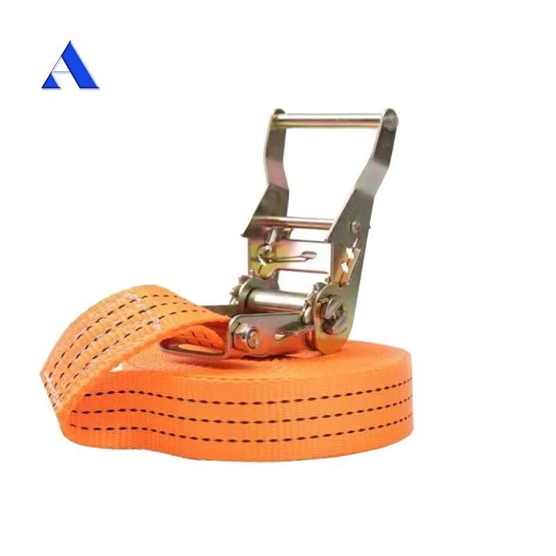1.5 a 10 toneladas Cinturão de carregamento Ratchet Tie Down Strap Container Cinturão de carregamento de acordo com as exigências e comprimento personalizado